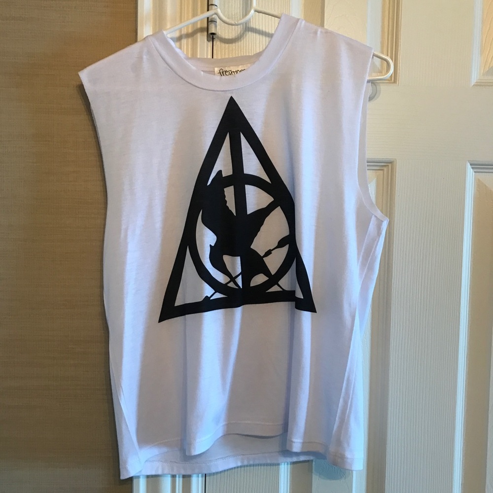Hunger Games Harry Potter Sleeveless Tank Top